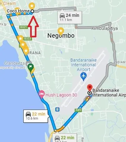 Coco Home Negombo Kwatera prywatna